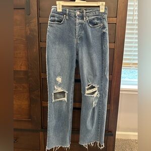Wild Fable High Rise Distressed Jeans. Womens 4